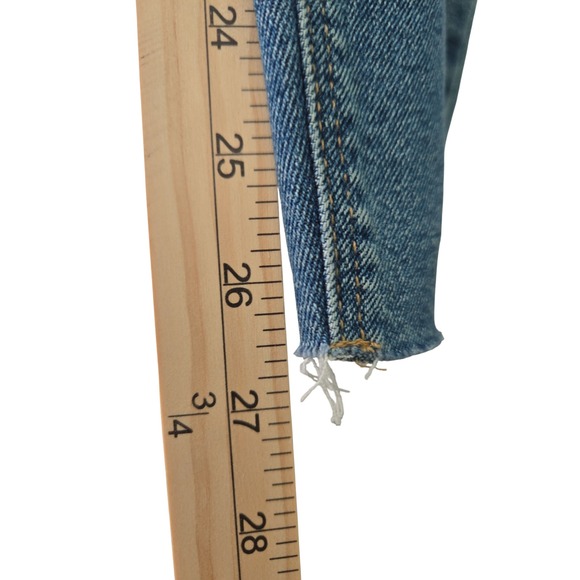 Old Navy Women's Rockstar Distressed Super Skinny Jeans Mid Rise Size 18‎ Denim - Picture 10 of 12